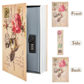 Decorative Book Safe Box with Password Lock, Vintage Faux Book Hidden Safe for Decoration, Secret Diversion Book,B Easy Install Easy to Use.