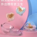 Children's anti-colic silica gel pacifier Baby Chusni Teether with box CN -1pcs. 