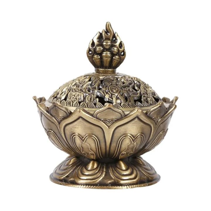 %E3%80%90Daily%20Necessities%20For%20Anyone%20Store%E3%80%91Holy%20Tibetan%20Designed%20Incense%20Burner%20Zinc%20Alloy%20Bronze%20Mini%20Incense%20Burner%20Incensory%20Incense%20Craft%20Incense%20-%20Image%202