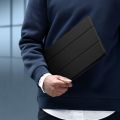 Case For Apple iPad Pro 11 inch 4th/3rd/2nd/1st Generation 2022/2021/2020/2018, Slim Trifold Stand Soft TPU Back Cover with Built-in Pencil Holder [Auto Sleep/Wake] Black - Navy Blue. 