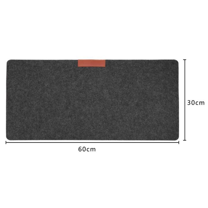Office Computer Desk Table Mat Keyboard Mouse Pad Felt Laptop Cushion ...