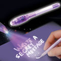 Invisible Writing Magic Pen Uv Light Ultra Violet Ink. 