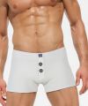 Seamless Boxer Shorts Button Design Men Summer Swimwear Slim Panties Trunks Short Home Underpants Candy Color Swimsuit. 