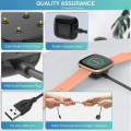 2PCS Replacement USB Charging Cable Cord Stand Wireless Charger for 3 &Sense Watch.