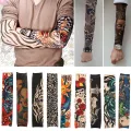 1 PCS Unisex Summer Fake Tattoo Arm Sleeves -Random-Color. 