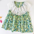 (New) summer Princess baby girls lace dress sleepveless cute cotton toddler kids girls dresses casaul. 