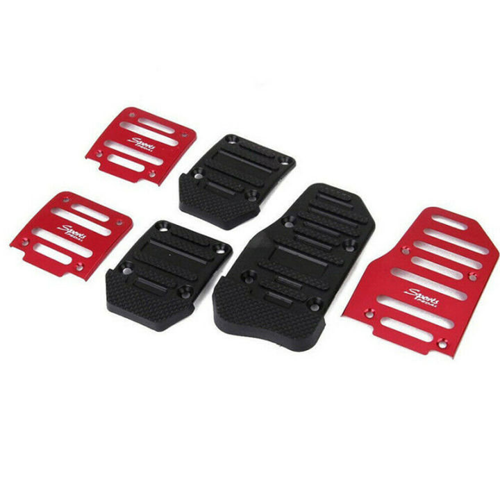 3Pcs%20Red%20Car%20Foot%20Treadle%20Cover%20Pad%20Car%20Pedal%20Cover%20Set%20Auto%20Vehicle%20Non-slip%20Pedal%20Car-styling%20Manual%20Transmission%20Aluminium%20Alloy%20-%20Image%206
