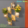 L Shape Wall Shelf Shelf Adhesive Punch Free ,wall Decorative Shelf. ( 5 Pcs Stand ) Waterproof & Premium Quality. 