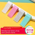 1 Pcs Heavy Duty PVC Rubber Wedge Door Stopper- Safety Door - Non-Slip Windproof Finger Protector for Home and Office - Large/Medium (70x28x19mm/95x38x28mm).