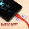 Smalshop oid charging cable for usb c spring retractable fast oid hand 2025 new accessories xiaomi Luxury samsung machine fast charging cable car e c data 5A typ cable bounce in Andr.