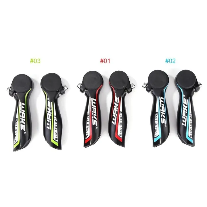 WAKE%20Paired%20Aluminum%20Alloy%20Bicycle%20Bike%20Handlebar%20Bar%20End%20-%202%20Piece%20-%20Image%202