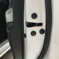 12Pcs New Trim Stickers Practical Cover Car Interior Anti-Rust Cap Door Lock Screw Protector,Black. 