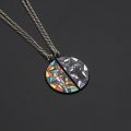 2pcs TV Show Wednesday Addams Enid Necklace Ophelia Hall Window Room Thing Hand Pendant Necklace for Women Men Jewelry Accessory. 
