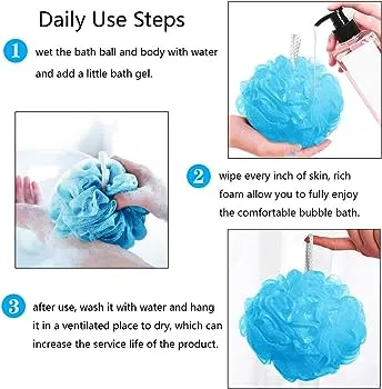 Bath%20Sponges%20Bath%20Loofahs%20Mesh%20Pouf%20Shower%20Wash%20Soft%20Ball%20Eco-Friendly%20for%20Men&%20Women%20Cleanse,%20Smooths%20Skin,%20Exfoliating%20-%20Image%202