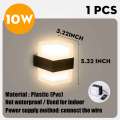 Led Fancy Wall Lights for Bedroom Modern Square Outdoor Indoor Lighting Decoration Mounted Light For Bathroom Stair Aisle Led Garden Porch Living Room. 
