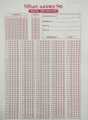 50 Pcs OMR Sheet for exam model test of 200 mcq question answer sheet in A4 paper.