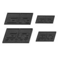 3D Metal Car Sticker GR Sport Logo Badge Emblem Decal for Toyota HV YARiS GRMN GR Sport RZ RC RS Prius Lexus Harrier GR Sticker.