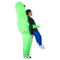 Green Kids Adult ET Alien Inflatable Costume Anime Suits Dress Mascot Halloween Party Cosplay Costumes for Man Woman Boys Girls. 