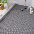 4pcs Bathroom non-slip mat stitching floor mat toilet shower room foot mat waterproof mat. 