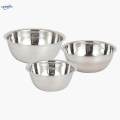 3 High Quality Stainless Steel Mixing Bowl Set with Scale for Camping Hiking. 