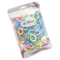 50Pcs Hair Ties Seamless Elastic Hair Bands Small Hair Ties for Women Baby Toddler Girls Rubber Bands 0.78 inches Elastic Ponytail Holders. 