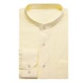 Hi-Tie Silk Mens Shirts Mandarin Collar Long Sleeve Jacket Shirt Soft Elegant Light Male Blouse Pink Green Yellow Black White. 