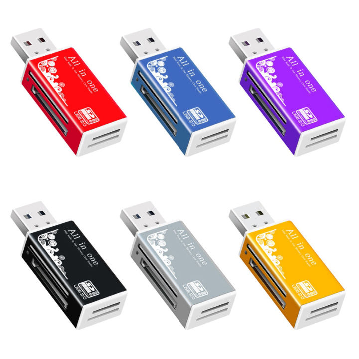 USB%202.0%204%20in%201%20Multi%20Memory%20Card%20Reader%20for%20SD/SDHC/Mini%20SD/MMC/TF%20Card/MS/SD%20Ultra/RS-MMC/HS-MMC/MS%20Pro%20Laptop%20Accessories%20-%20Image%203
