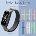 Lightweight Nylon Loop Strap for Huawei Band 6 Watchband Sport Breathable Band for Honor Band 6.