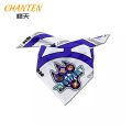 Customization 2023 European and American Boy Scout 100 Anniversary Regular Size Polyester Cotton Digital Printing Triangle Scarf. 