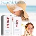 tive CProtecturiziSunsercreen nscree 19g Cotton Soft Sunscreen Stick SPF 50+For Face Sun Sunsve Skin Moisng UV ream Care. 