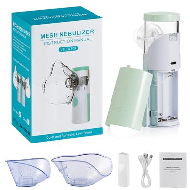 Mesh Portable Nebulizer - Handheld Mesh Atomizer Machine for Home Daily Use, Ultrasonic Nebuliser Personal Inhalers for Breathing Problems/ Mesh Atomizer Nebulizer By Gadget-X