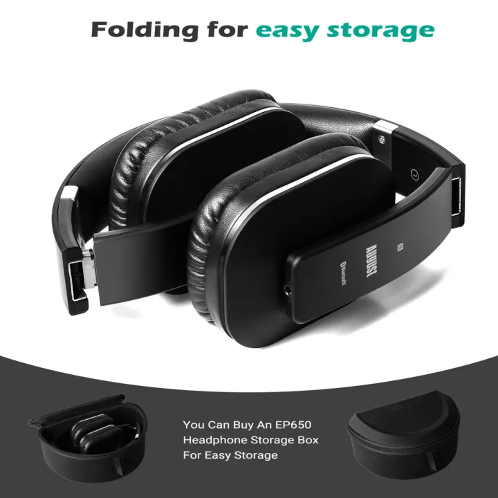 August%20EP650%20Bluetooth%20Wireless%20Headphones%20with%20Mic/Multipoint/NFC%20Over%20Ear%20Bluetooth%204.2%20Stereo%20Music%20aptX%20Headset%20for%20TV,Phone%20-%20Image%205