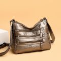 New Crossbody Shoulder Bags for Women Leather Messenger Bag Female Casual Concise Purse and Handbag SA Main(25CMx20CMx11CM,). 