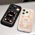PBZZ Case for tecno spark 30 40 50 pro plus 30C 40C 4g 30c 40 30 pro+ 5g phone casing back cover anxiety Softcase Silicone shockproof Cover new design aesthetic cute bear with holder JTXXZJ9.