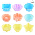 5/9Pcs Silicone Cake Mold Multi-shape Muffin Cupcake Baking Molds Kitchen Cooking Bakeware DIY Cake Decorating Tools Encounter. 