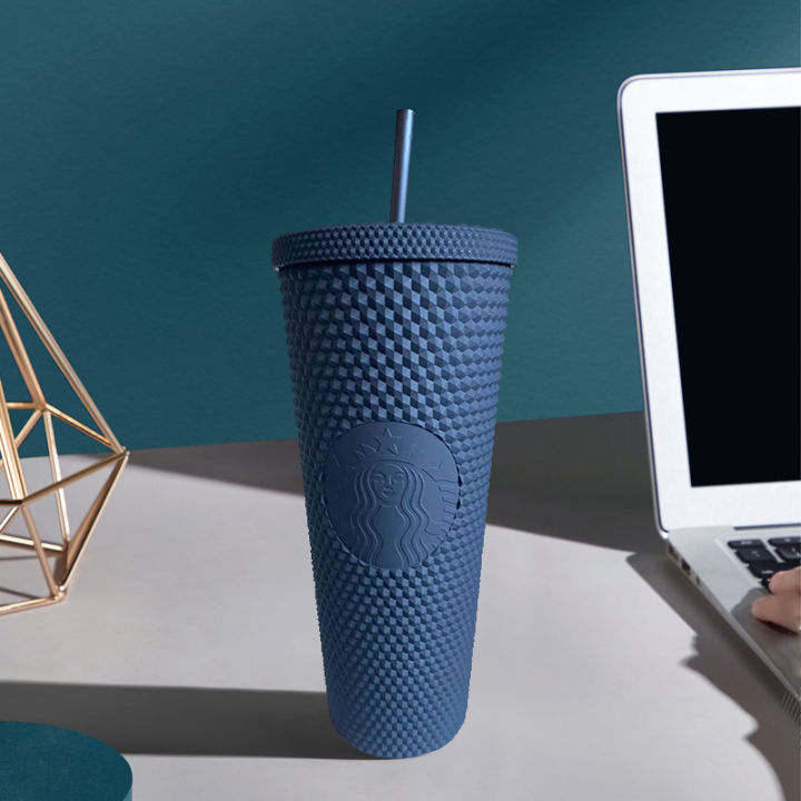 Star-bucks%20Venti%20Cup%20Tumbler%20Mug%20710Ml/24oz%20Double%20Plastic%20Durian%20Cup%20Bright%20Diamond%20Coffee%20Straw%20Cup%20Ice%20Cold%20Drink%20Cup%20with%20Straw%20Plastic%20Tumbler%20with%20Straw%20Portable%20Cup%20Tumbler%20Creative%20Lifestyle%20Drink%20Bottle%20-%20Image%203