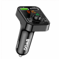 BWOO BO-CC102 35W Dual USB Black Car Charger With Bluetooth & FM Transmitter.
