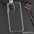 Realme C33 Cover Soft Transparent Full Protection Clear Back Cover for Realme C33 Cases - Phone - Camera (Back Case Cover For Smartphone). 