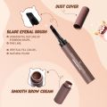 BANXEER Eyebrow Pomade Brow Gel Creamy 4 Colors Natural Waterproof Long Lasting Highly Tint Eyebrow Shade With Brush Makeup Loser Lione. 