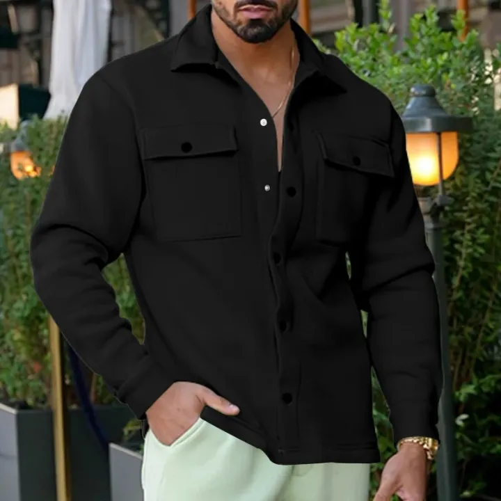 Fashion%20Patch%20Pockets%20Cargo%20Shirt%20Jacket%20Men%20Streetwear%202024%20Spring%20Trendy%20Solid%20Color%20Coats%20For%20Mens%20Clothes%20Casual%20Outerwear%20-%20Image%205