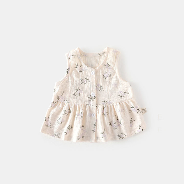 Girl's%20dress,%20children's%20cardigan%20sleeveless%20top,%20princess%20floral%20skirt,%20printed%20with%20foreign%20style,%20cute%20girl%20in%20summer%20-%20Image%206