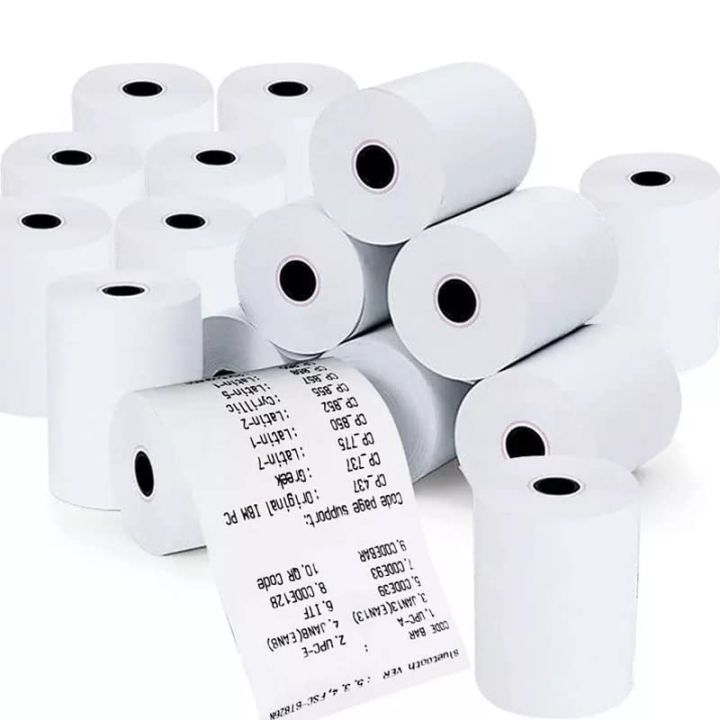 56mm x 38mm, 10 pcs Thermal POS Paper Roll | Printing Paper, Label Printer, Photo Printer and Cash Register POS Receipt Paper