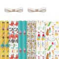 wrapping paper roll-10 x Wrapping paper
2 x Ribbons-as shown.