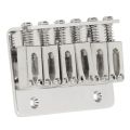 Guitar Fixed Saddle Bridge, Intonation Improving Guitar Hardtail Bridge Set 6 String Robust for Maintenance.