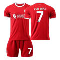 23-24 ew Lierpool ome o.11 Salah Jersey Children's Adult Student eam hes suit Football niform.