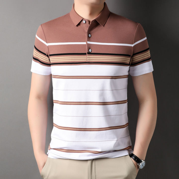 Top%20Grade%20Yarn-dyed%20Process%20Cotton%20Luxury%20Stripped%20Summer%20Casual%20Polo%20Shirt%20For%20Men%20Logo%20Short%20Sleeve%20Tops%20Fashions%20Men%20Clothing%20-%20Image%204