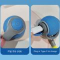 【Hottest Trends】 Cute Interactive Ball Faux Tail Creative Pet Electric Rechargeable Smart Automatic Rolling Ball.