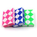 GC 5 Pack Magic Snake Cube, 24 Blocks Twist Puzzle Toys, Mini Snake Speed Cubes For Kids, Party, Not Easily Faded.