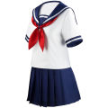 Game Yandere Cosplay Costume Ayano Aishi Uniform Chan JK School Women Outfit Sailor Suit T-shirt+Skirt Cosplay Gift. 