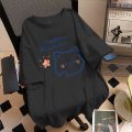 Summer Short Sleeve T Fat T-shirt mm Loose All-Matching Bottom Missing plus Size chic Girlfriends clothes oversize Top for Women. 